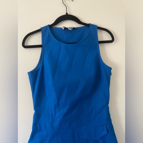 DEREK LAM 10 CROSBY Electric Blue Sleevless Dress - Picture 5 of 9